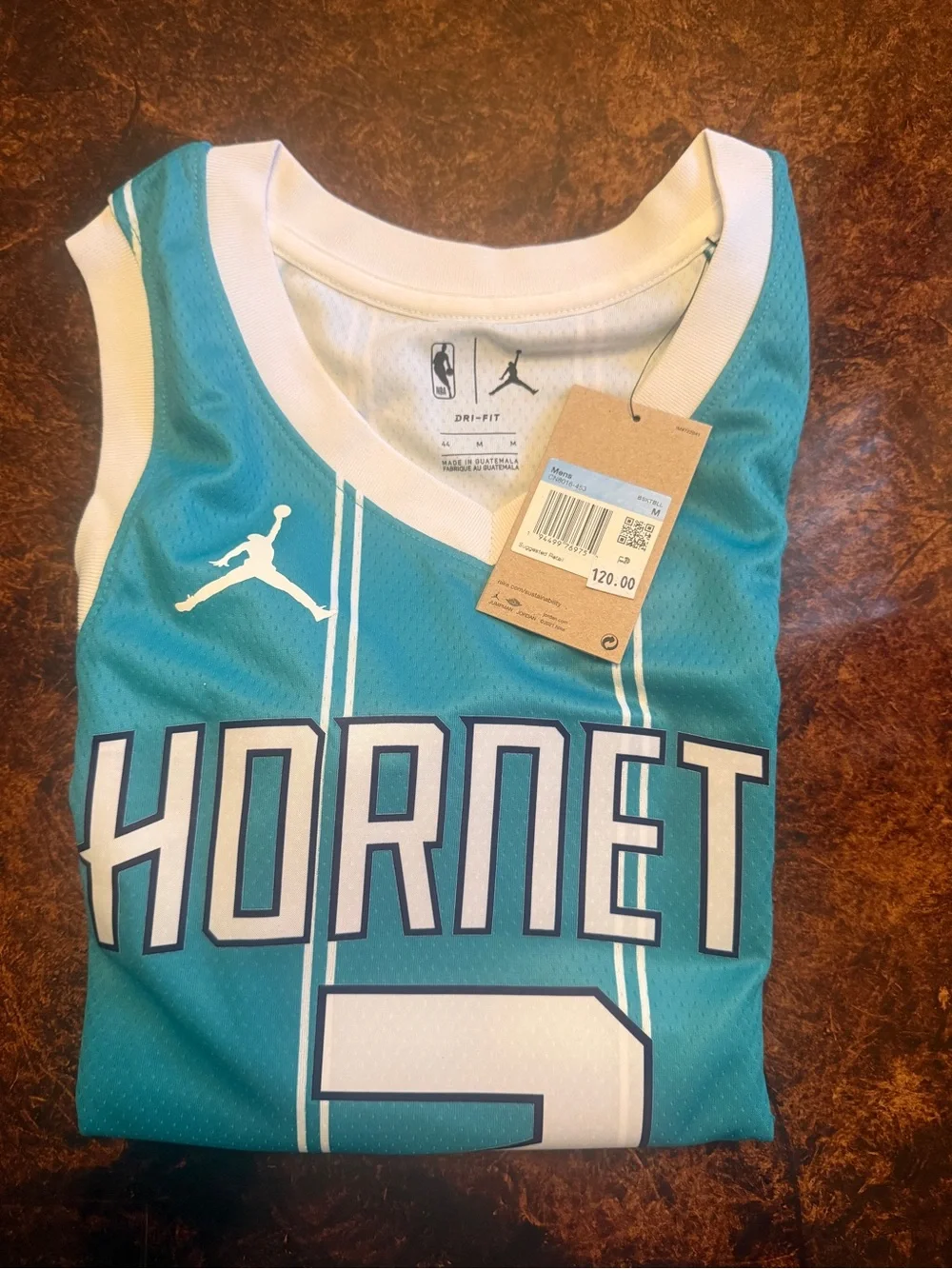 Lamelo ball Jordan Teal & White Ball #2 Retro Basketball Jersey